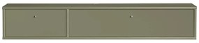 Khaki TV-állvány 136x22x32,5 cm Mistral – Hammel Furniture