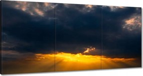 Vászonkép 180x90 Tenger Napfelhők