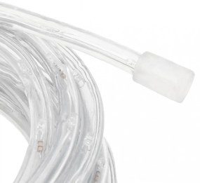 PVC fényfüzér 120 meleg fehér LED-del 5 m