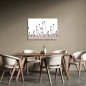 Üveg kép - Grafikus rét N⁰1 (70x50 cm)