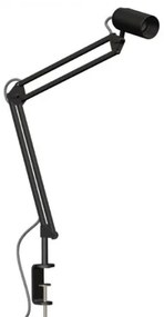 JUST LIGHT. 14773-18 - Csipeszes asztali lámpa TURN ME 1xE27/60W/230V fekete