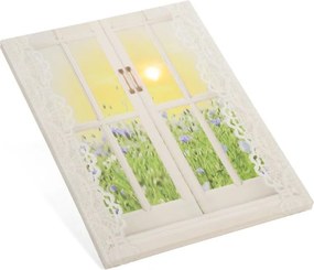 NEXOS Falikép nap az ablak mögött 1 LED  30 x 40 cm