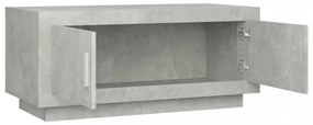 betonszürke szerelt fa dohányzóasztal 102x 50 x 45 cm