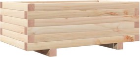 vidaXL tömör fenyőfa kerti virágtartó 70x40x26,5 cm