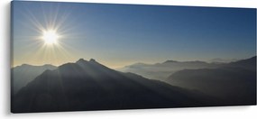 Kép - A hegycsúcsok felett (120x50 cm)