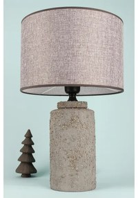 Asztali lámpa RAMZES 1xE27/40W/230V szürke