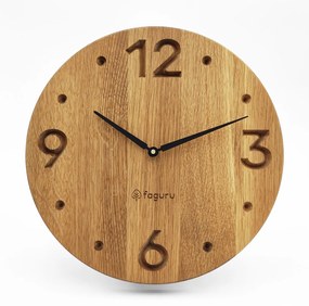 Elegáns fa falióra (Quartz - sweep) TMA-103