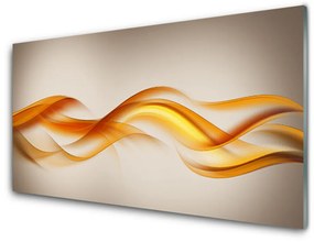 Akrilkép Waves Art absztrakt művészet 100x50 cm 2 fogas