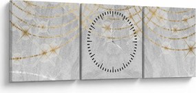 Kép - Dizájnos beton (órával) (90x30 cm)