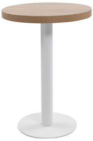 Világosbarna MDF bisztróasztal 60 cm