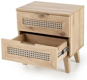 Rustico éjjeliszekrény, artisan tölgy