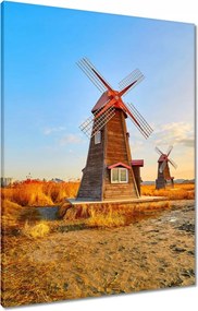 Vászonkép 60x80 Fa szélmalom Tájképek