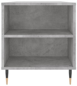betonszürke szerelt fa dohányzóasztal 102x44,5x50 cm