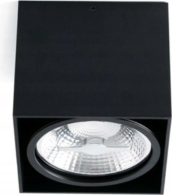 Mennyezeti lámpa Faro TECTO-1 fekete, AR111 G53-hoz, modern kivitel