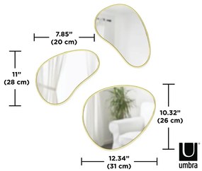 Fali tükör 31x25 cm Hubba – Umbra