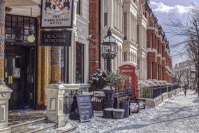 Poszter 60x40cm Maida Vale a hóban, Assaf Frank