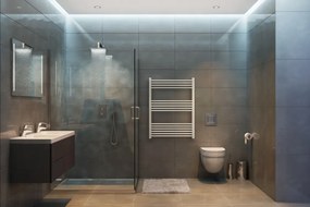 Fehér 750x1000mm törölközőszárítós fürdőszobai radiátor Welland Lux | Készletről | Gyors kiszállítással