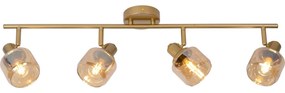 Lucide 77979/04/02 - Spotlámpa BJORN 4xE14/40W/230V arany