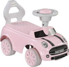 AIYAPLAY Gyermek Ride-On Autó, Gyerek Jármű Kormány Hanggal, Gyerek Autó, Ride-On Jármű Tipping Guard-dal, Gyerekeknek, Rózsaszín, 53 x 25 x 35 cm | A
