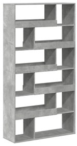 betonszürke szerelt fa térelválasztó 100 x 33 x 187,5 cm