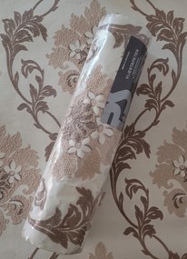 Tapéta dísz, dombornyomott, vászon utánzat 3880-30