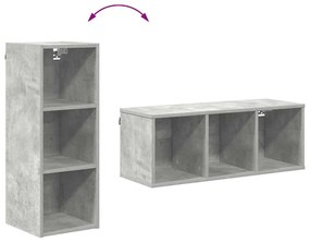 Függő szekrény Riga Beton Szürke 30 x 29,5 x 80 cm Faanyag