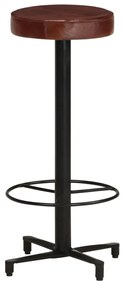 2 db valódi bőr bárszék 76 cm
