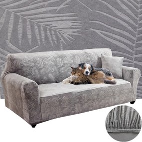 Kanapé Huzat Sarok Velúr Pálmalevél 190-230CM Oeko-tex