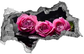 3d-s lyukat fali matrica Rózsaszín rózsa nd-b-77048055