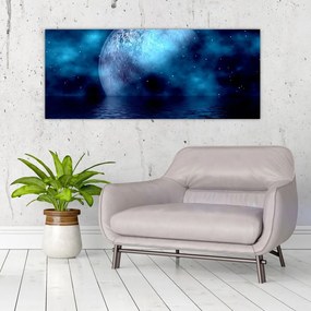 A hold képe a tenger felett (120x50 cm)