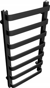 Nova 670/540 Fürdőszobai Radiátor, Fekete Színű, Strukturált Felület