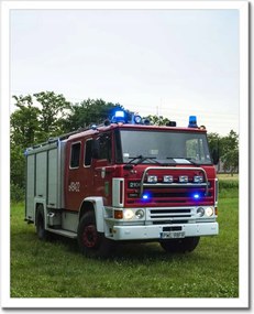 Poszterek keretben 40x50 Tűzoltóautó