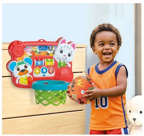 Interaktív kosárlabda palánk Fun Animal Clementoni