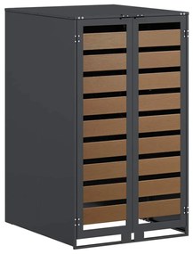 Hulladékgyűjtő tároló gázliftinges fedéllel 240L-es kukához