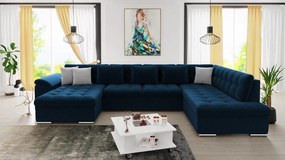 Sarokkanapé Talina alvási funkcióval (Bal U) (Kronos 09 + Kronos 09 + Paros 05). 1059470