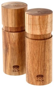 Natúr színű fa só- és borsőrlő szett 2 db-os – Holm