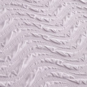 Levendula színű kétszemélyes ágyneműhuzat 200x200 cm Heatset Wave – Catherine Lansfield