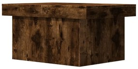 füstös tölgy színű szerelt fa dohányzóasztal 100x55x40 cm