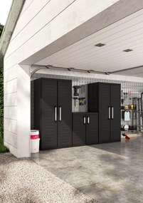 Keter Kétajtós Detroit XL magas műanyag szekrény