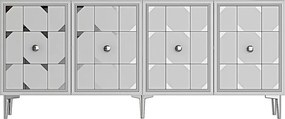 Moka 180 - White, Silver