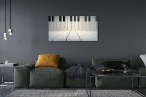 Üvegképek zongora billentyűk 120x60cm