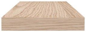 szerelt fa függőpolc 110 x 23,5 x 4 cm