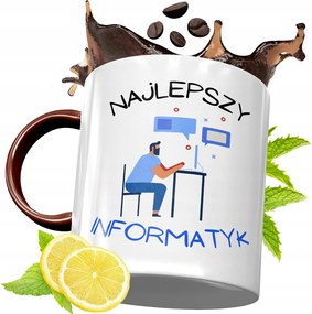 Bordó Bögre Informatikusoknak Születésnapi Ajándék fényképes nyomtatással