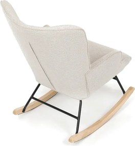 Hintaszék, bézs, szövet, AK-373 CRM2