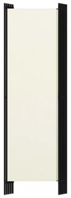 fehér 5 paneles paraván 250 x 180 cm