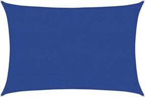 vidaXL kék HDPE napvitorla 160 g/m² 2,5 x 4 m