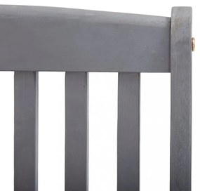 2 db összecsukható tömör akácfa kültéri szék