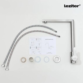 Valen mosogató csaptelep szálcsiszolt