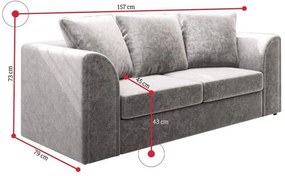 CLOE 3+2 Személyes Design Kanapé