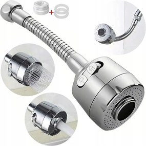 Perlátor Konyhai Csaptelep Hosszabbító kétfunkciós Max hajlékony króm